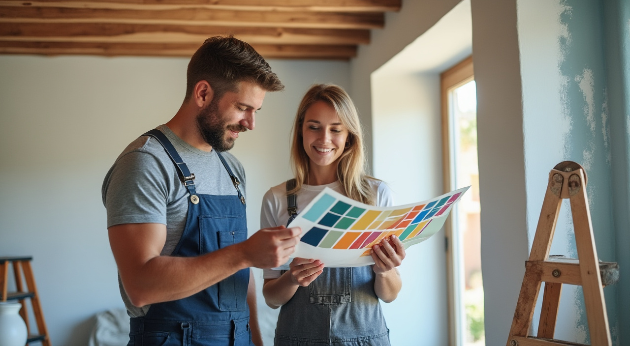 Conseil couleur et devis peinture avec un artisan