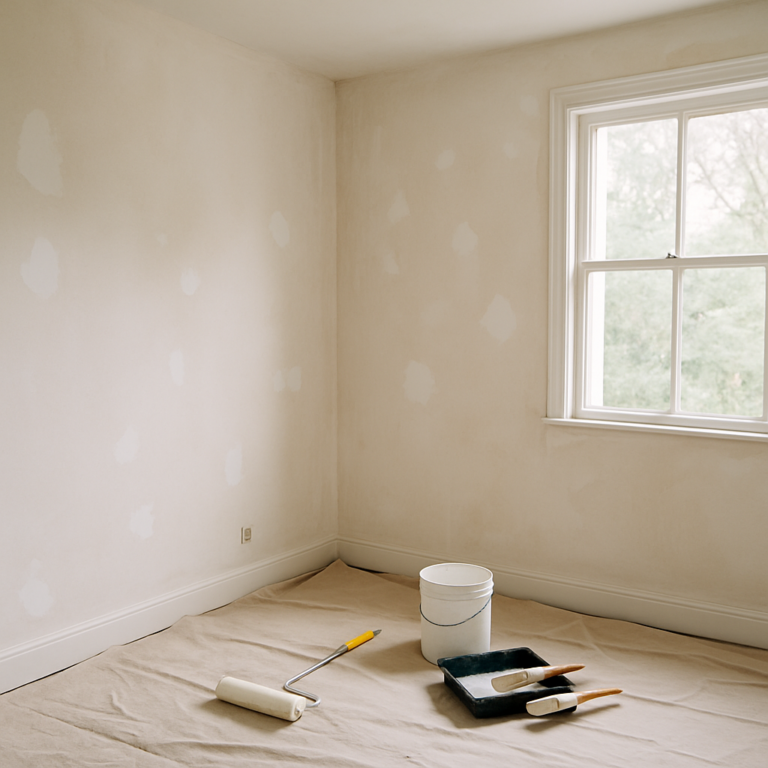 Chambre à peindre de 12m² prête pour rénovation en Gironde