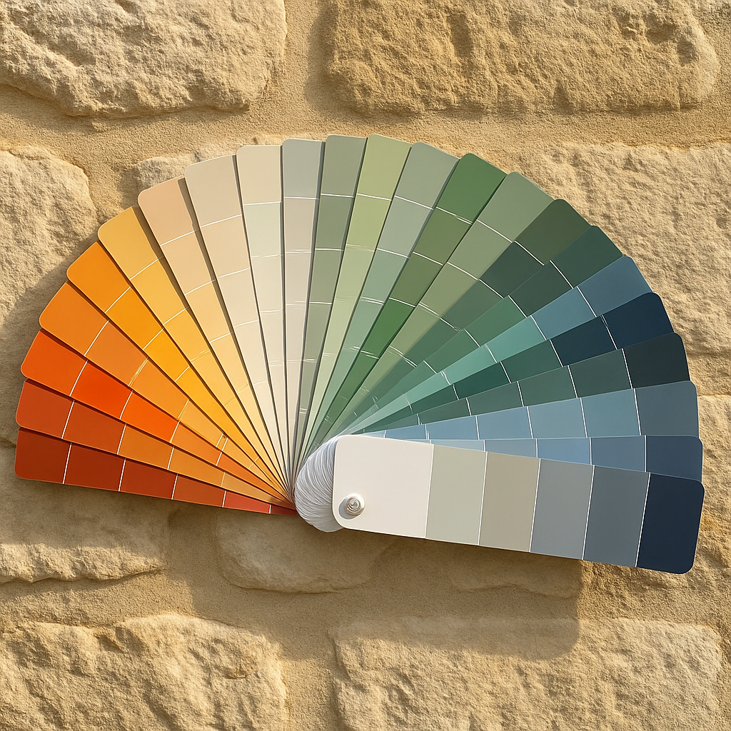 Nuancier de couleurs pour peinture de façade en Gironde