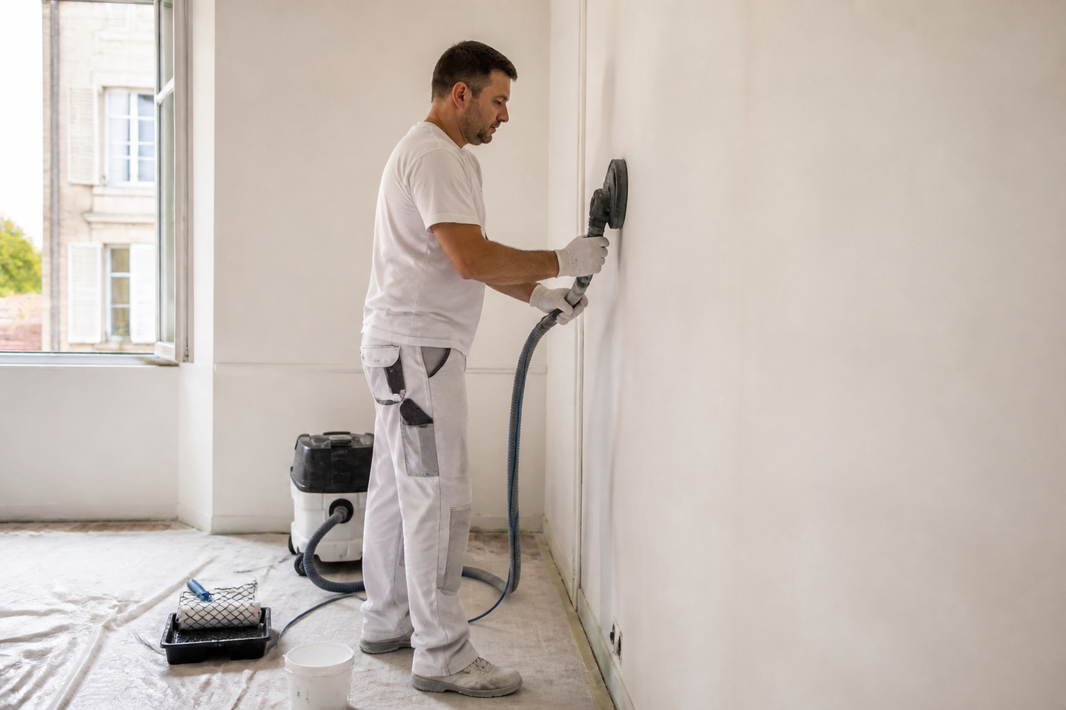 Préparation des supports pour peinture intérieure en Gironde