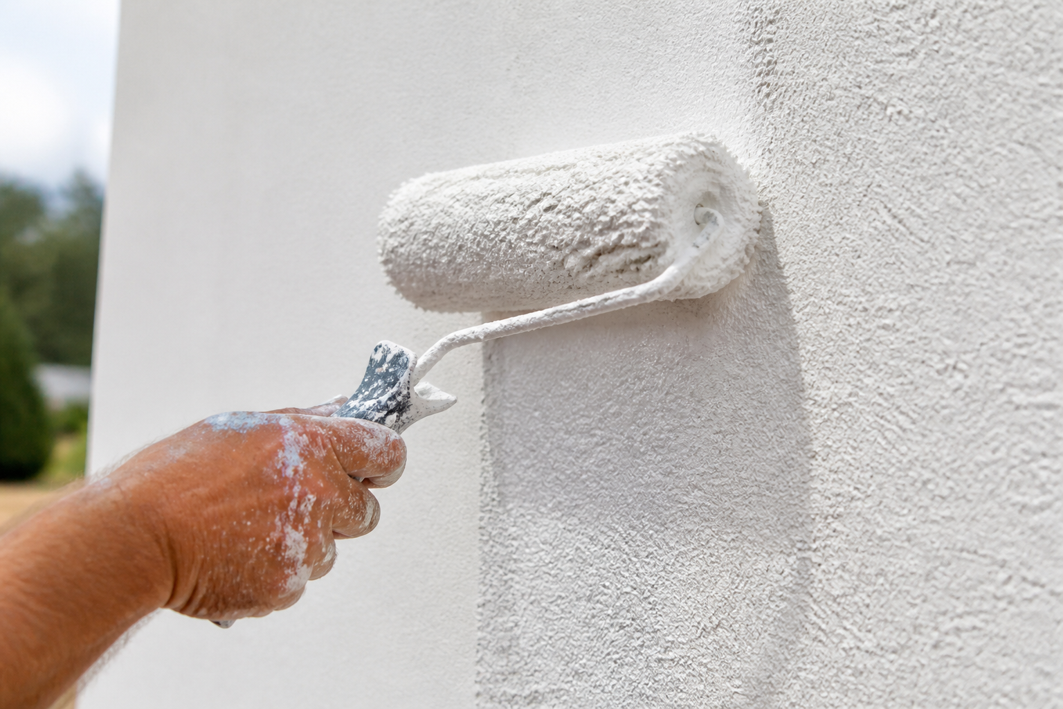 Application peinture siloxane façade extérieure Gironde
