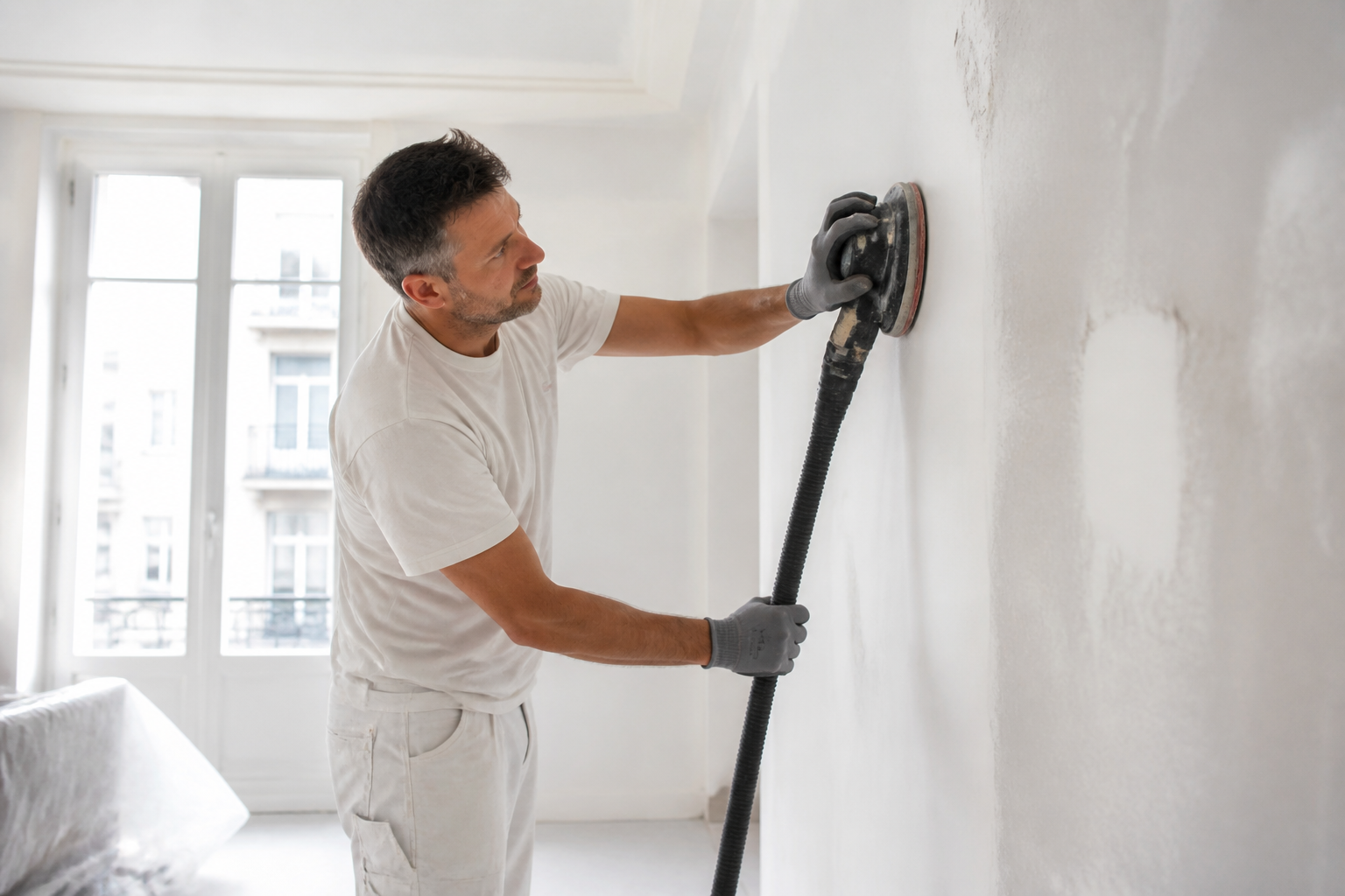 Préparation du mur pour peinture intérieure en Gironde