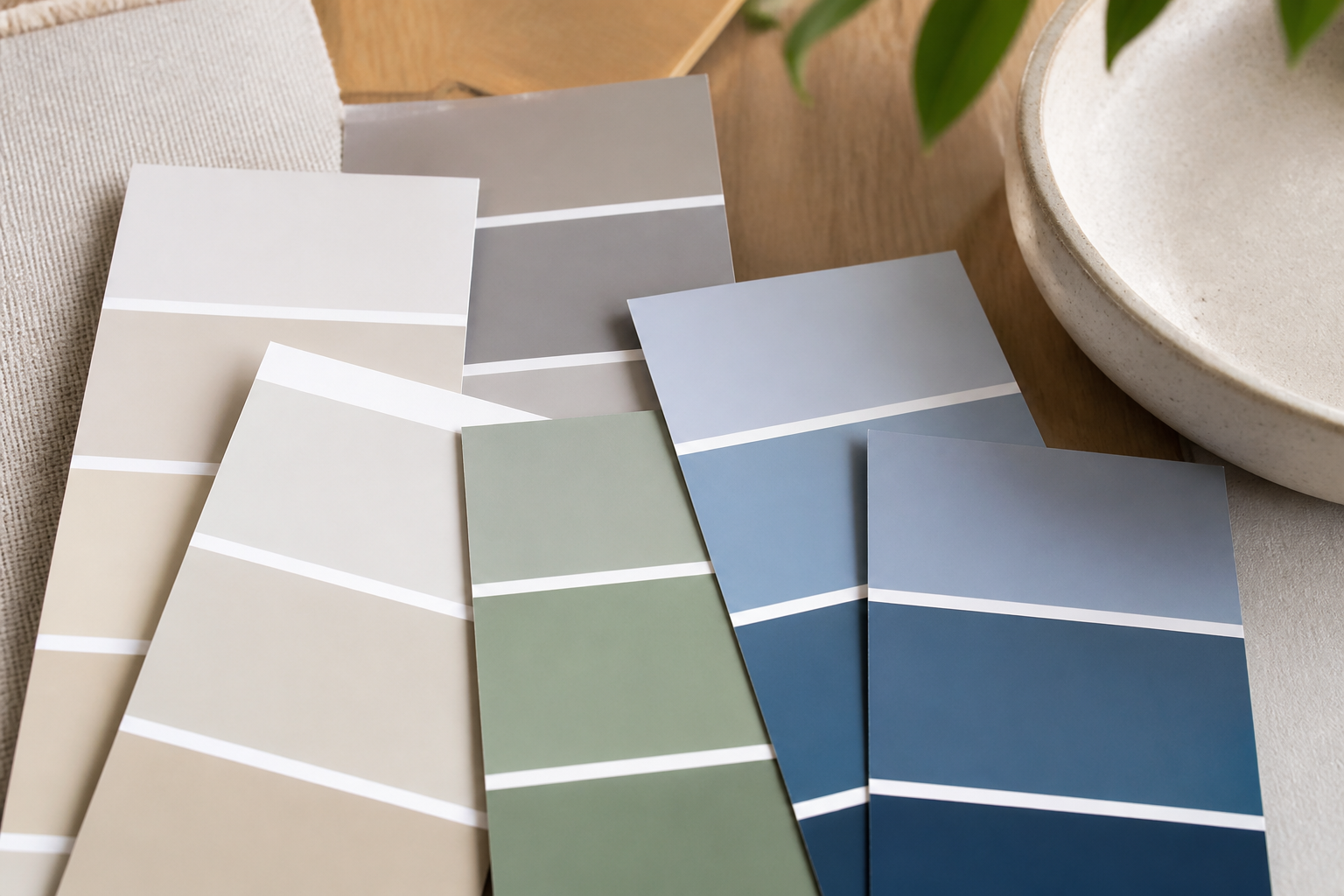Nuancier de couleurs pour peinture mur de cuisine