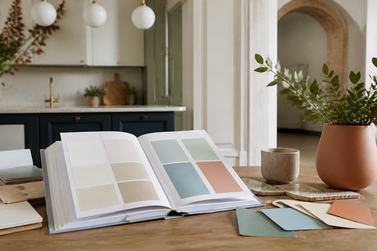 Nuancier peinture avec choix de couleurs pour cuisine en Gironde