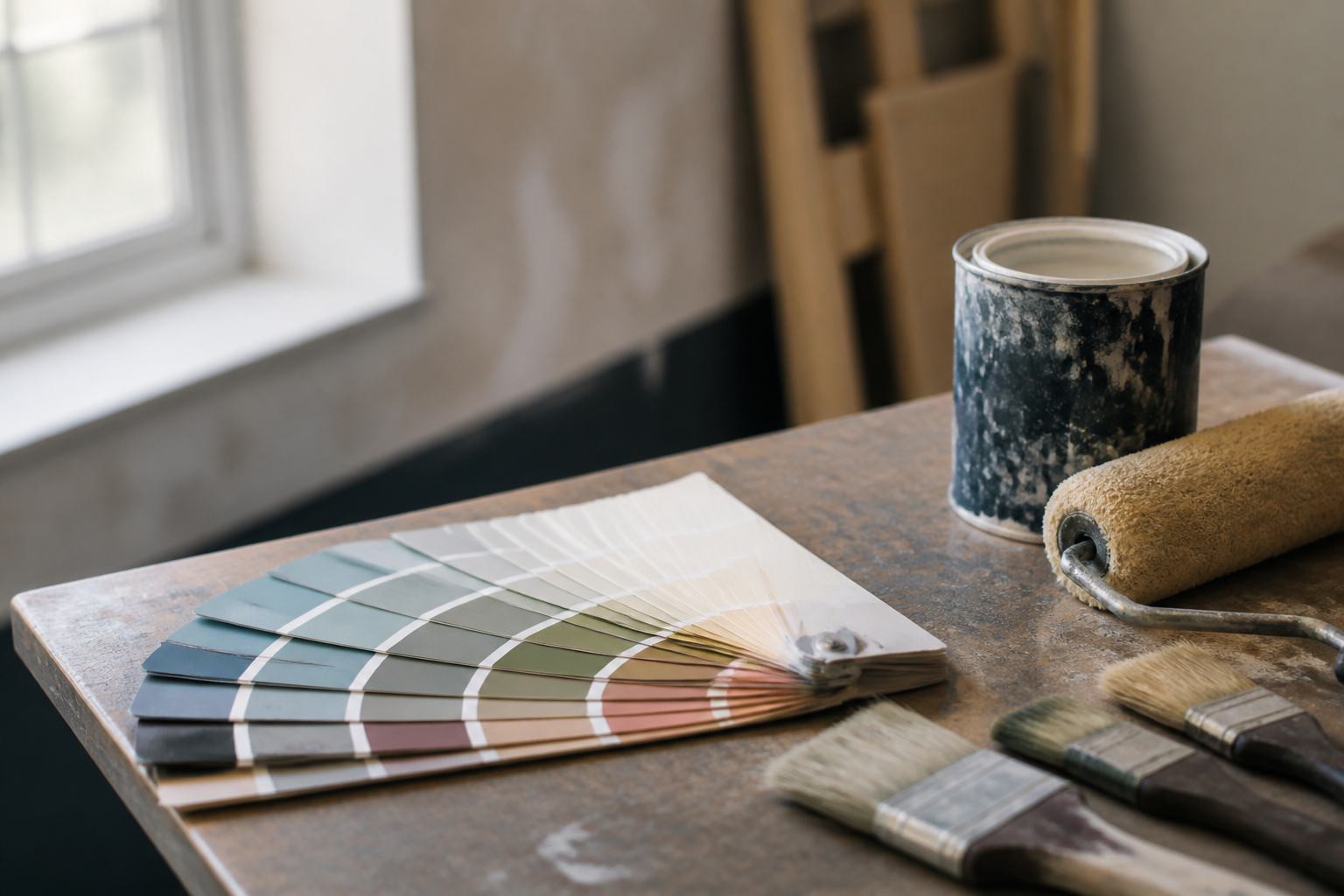 Choix des couleurs et matériaux pour peinture intérieure