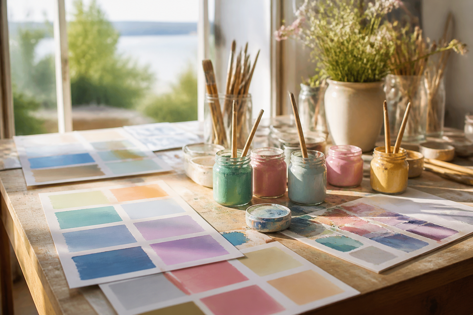 Nuanciers de couleurs pour peinture intérieure en Gironde
