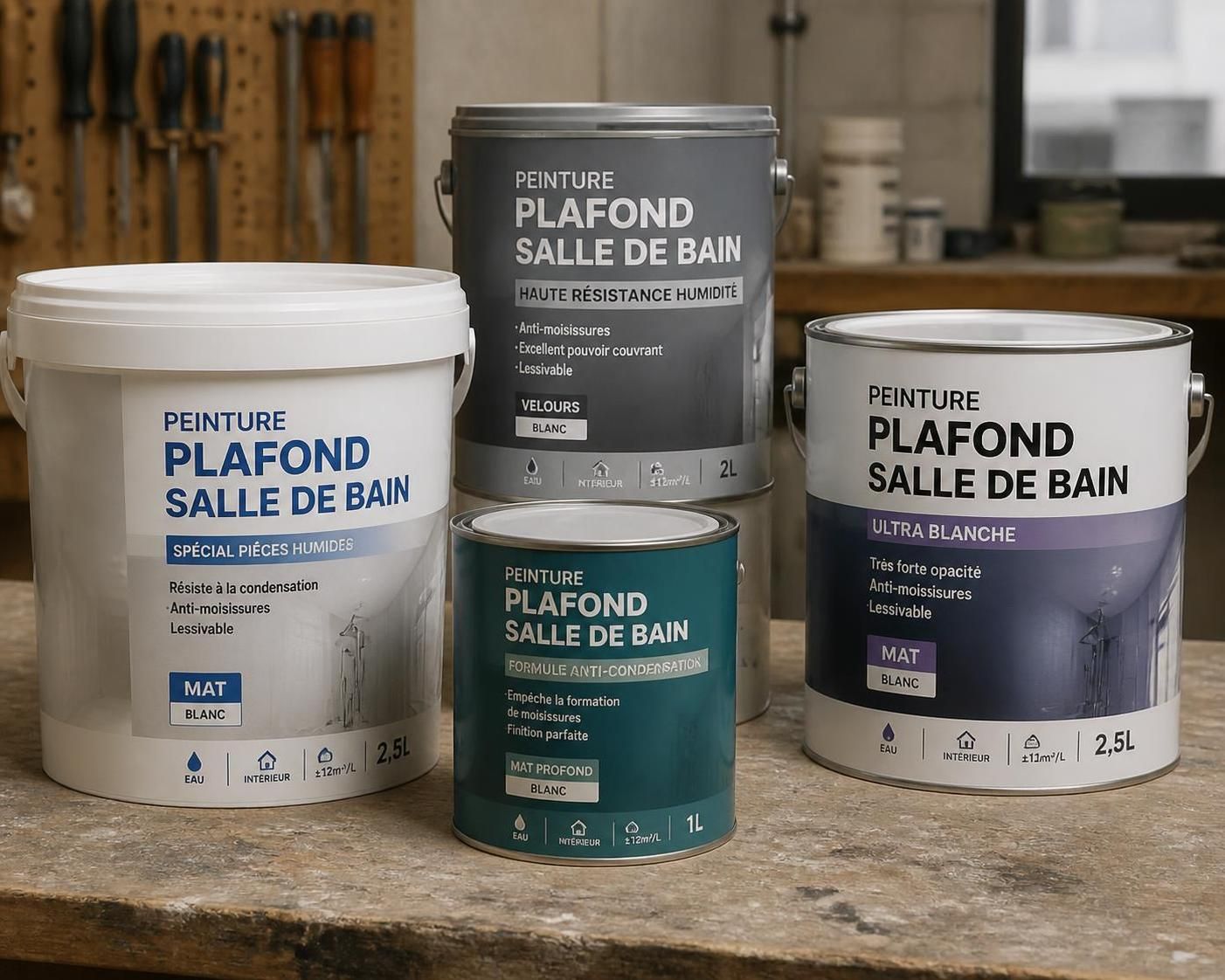 découvrez nos conseils pour choisir la meilleure finition de peinture pour votre plafond de salle de bain, alliant résistance à l'humidité et esthétique.