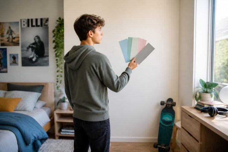 découvrez nos conseils pour choisir la peinture idéale qui transformera la chambre de votre adolescent en un espace à son image, alliant style et ambiance conviviale.