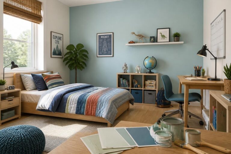 découvrez nos conseils pratiques pour choisir la peinture idéale pour une chambre de garçon, alliant couleurs, styles et astuces déco pour un espace à la fois chaleureux et personnalisé.