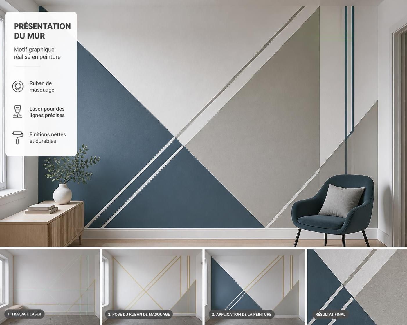découvrez comment créer un graphique motif peinture mur pour une décoration unique et personnalisée, alliant créativité et style pour embellir vos espaces.