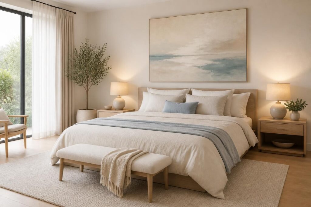 découvrez des idées de peinture pour une chambre adulte alliant apaisement et élégance, afin de créer un espace relaxant et raffiné.