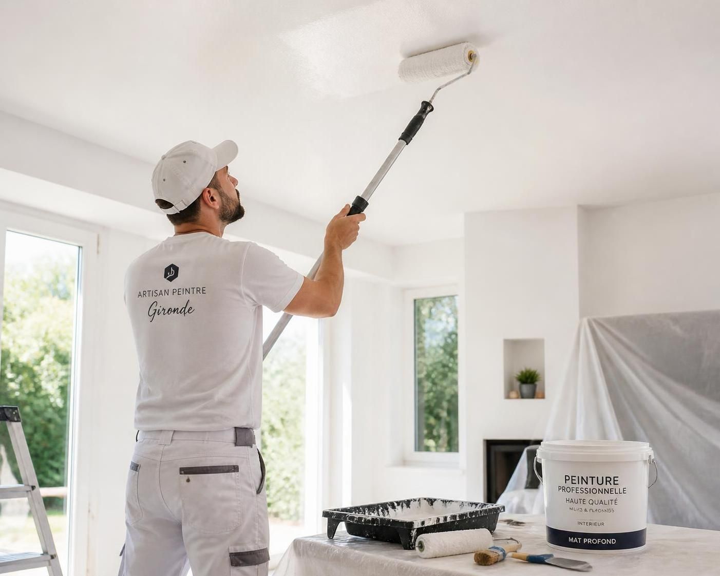 découvrez nos conseils d'experts pour choisir la meilleure peinture plafond professionnelle et obtenir un rendu impeccable dans toutes vos pièces.