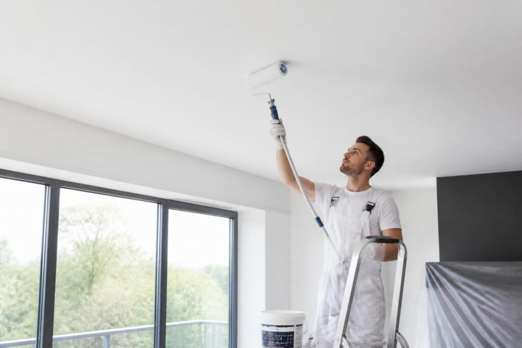 découvrez nos conseils experts pour choisir la meilleure peinture plafond professionnelle et obtenir un rendu impeccable dans toutes vos pièces.