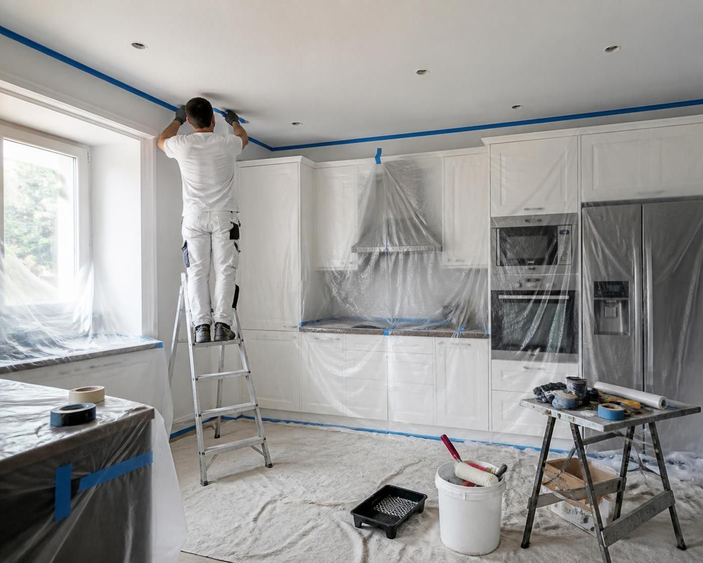 découvrez nos astuces et conseils pratiques pour peindre le plafond de votre cuisine facilement et efficacement, et transformez votre espace en un lieu lumineux et accueillant.
