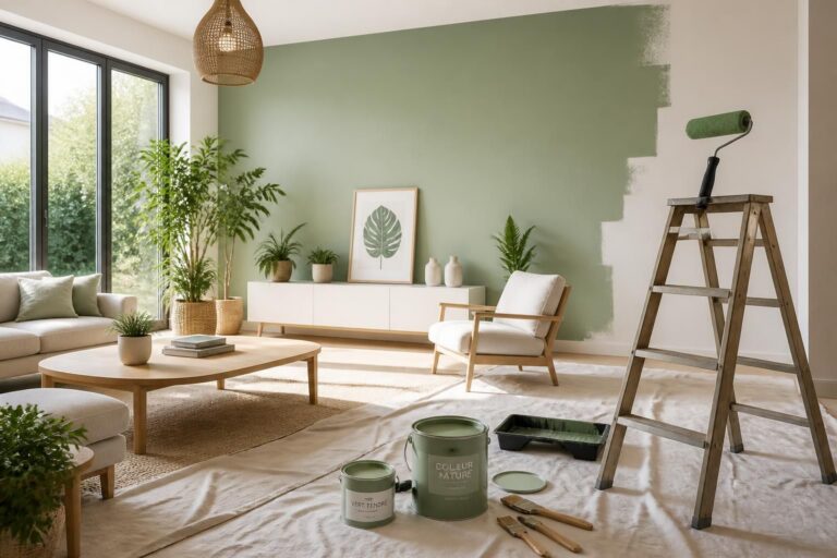 découvrez nos conseils et astuces pour peindre vos murs en vert et créer un intérieur harmonieux, chaleureux et tendance.