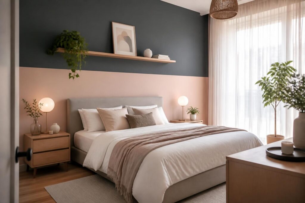 découvrez nos astuces et idées inspirantes pour peindre une chambre adulte en 2 couleurs, et créez un espace harmonieux et élégant facilement.