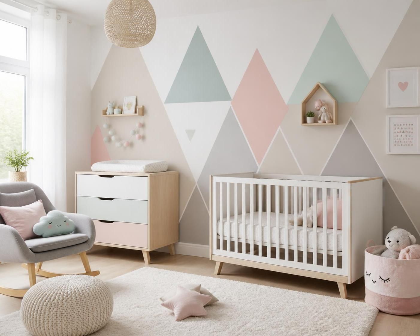 découvrez nos conseils et inspirations pour peindre une chambre de bébé avec des motifs triangles, alliant créativité et douceur pour un décor unique et chaleureux.