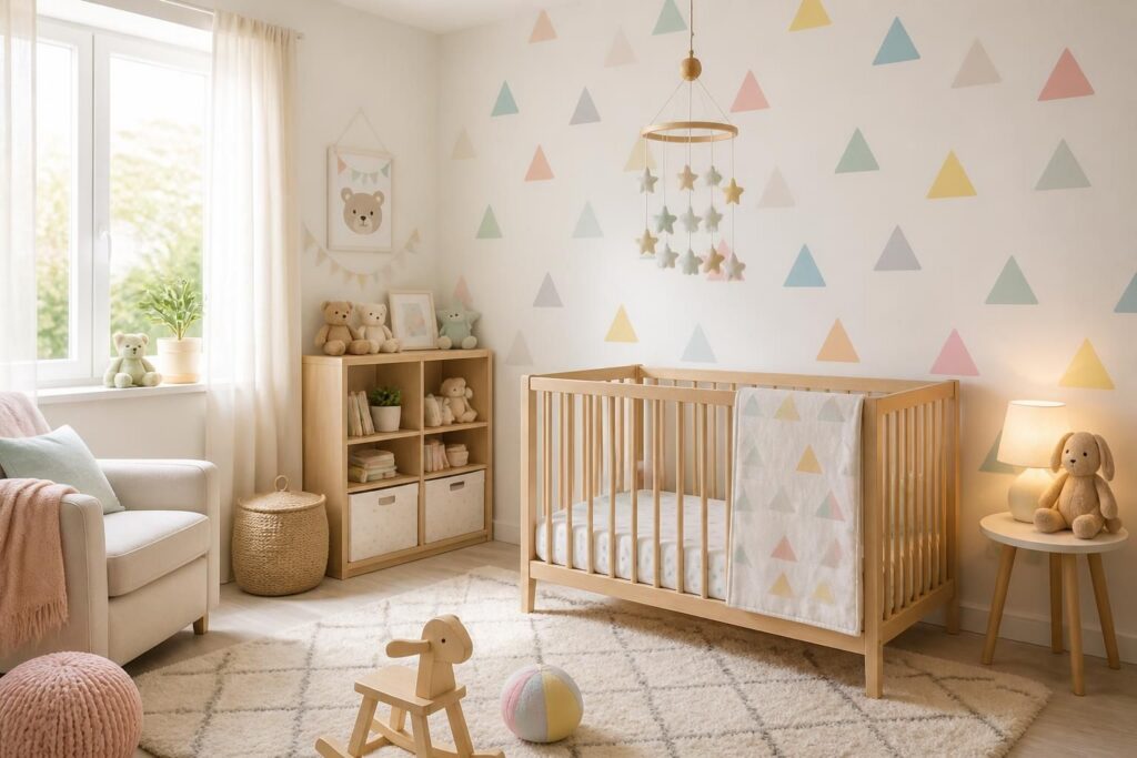 découvrez comment peindre une chambre de bébé avec des motifs triangles grâce à nos conseils pratiques et inspirations créatives pour un espace doux et moderne.