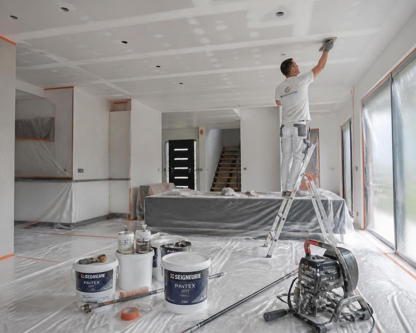 découvrez nos conseils pratiques pour peindre votre plafond comme un professionnel et obtenir un résultat impeccable facilement.