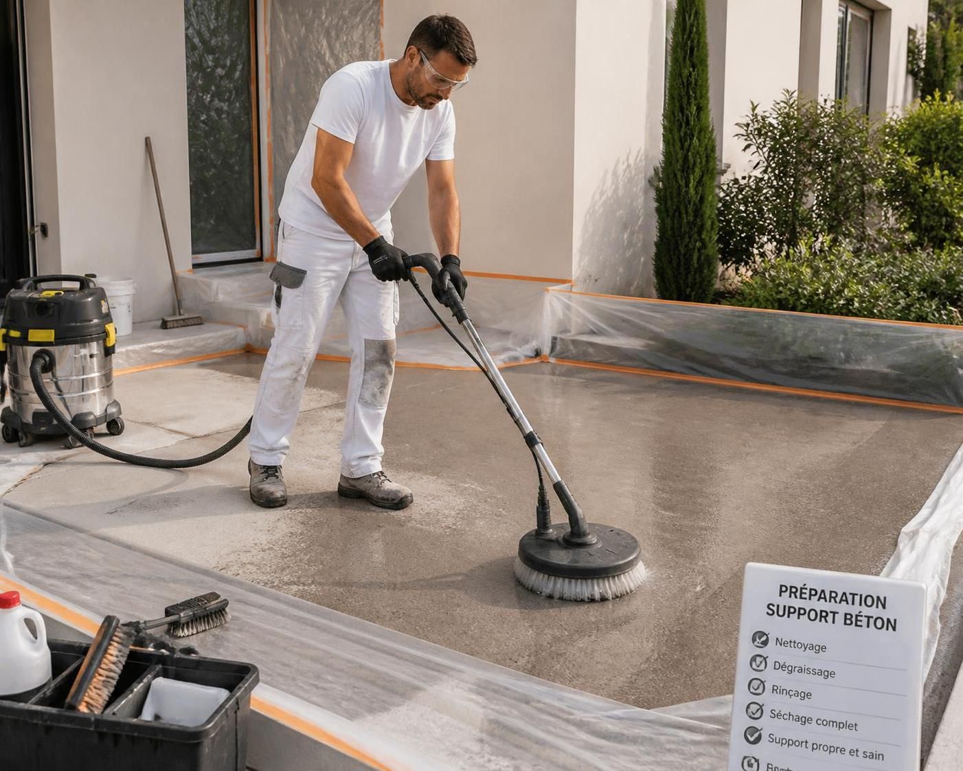 découvrez notre guide complet pour choisir et appliquer la peinture extérieure adaptée au béton, garantissant une finition durable et esthétique pour vos surfaces extérieures.