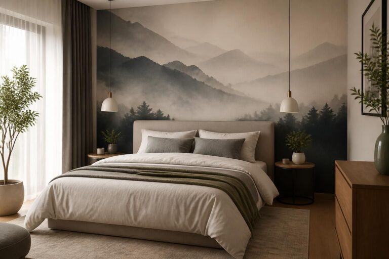 découvrez nos conseils pour choisir les couleurs et créer une ambiance parfaite avec la peinture murale dans une chambre adulte.