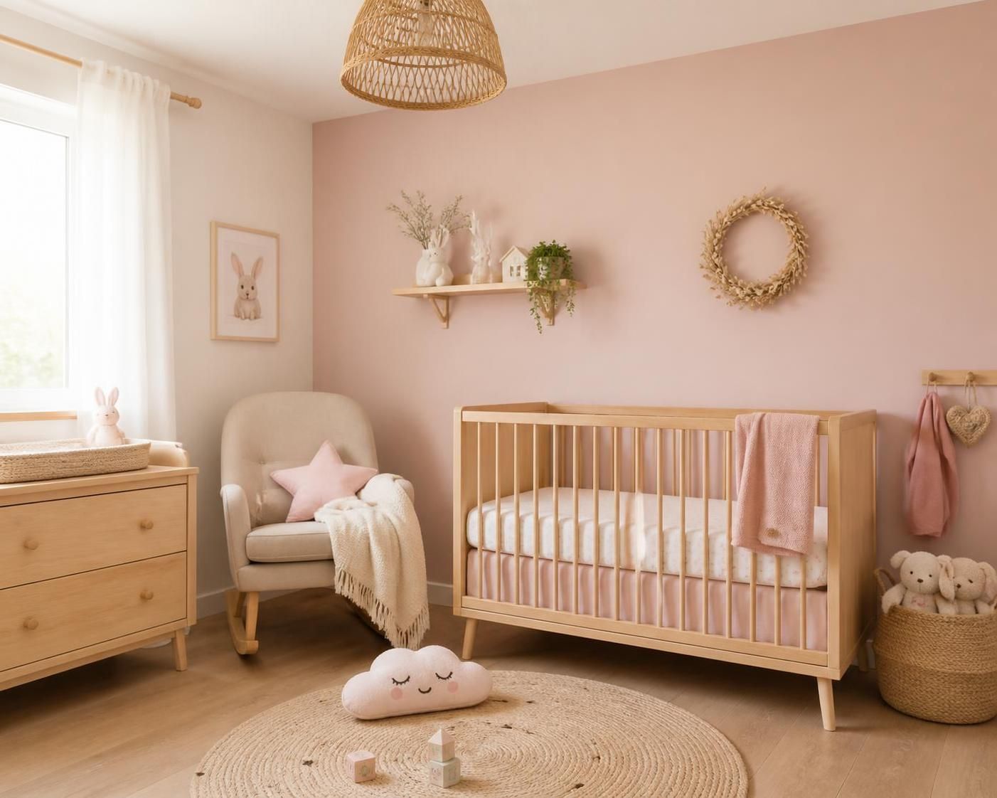 découvrez des conseils et des idées de couleurs douces pour peindre la chambre de votre bébé fille, afin de créer un espace chaleureux et apaisant.