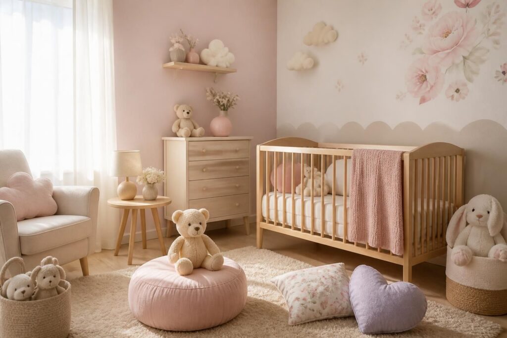 découvrez des conseils et des idées de couleurs douces pour la peinture de la chambre de votre bébé fille, afin de créer un environnement apaisant et chaleureux.