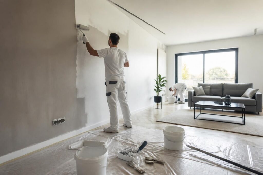 découvrez les tarifs moyens pour la peinture d'un appartement de 60m2 en 2026 et obtenez une estimation claire des prix pour réussir votre projet de rénovation.