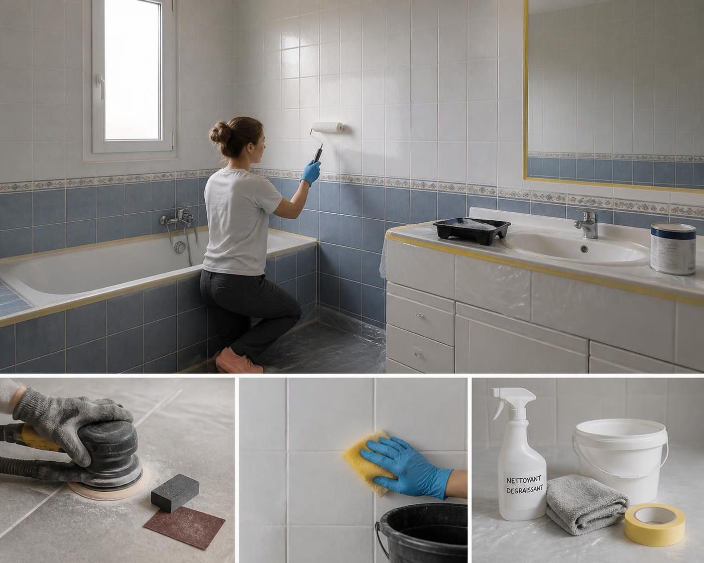 découvrez nos conseils et astuces pratiques pour peindre le carrelage de votre salle de bain facilement et efficacement, pour un relooking à petit prix.